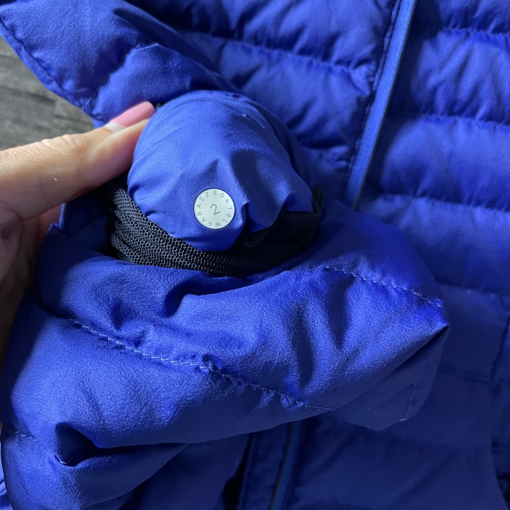 Lululemon Athletica Electric Blue Quilted Puffer Vest View 5